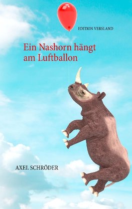 Ein Nashorn hängt am Luftballon