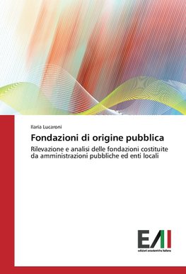 Fondazioni di origine pubblica