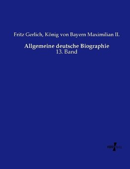 Allgemeine deutsche Biographie