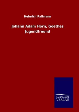 Johann Adam Horn, Goethes Jugendfreund