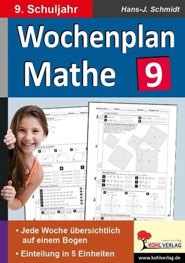 Wochenplan Mathe / Klasse 9