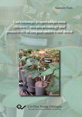 Gas exchange, evapotranspiration efficiency, morphophysiology and productivity of cowpeas under water deficit