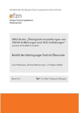 BMU-Studie "Ökologische Auswirkungen von 380-kV-Erdleitungen und HGÜ-Erdleitungen"