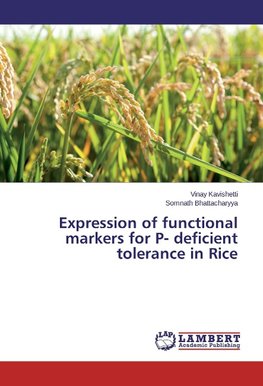 Expression of functional markers for P- deficient tolerance in Rice