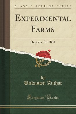 Author, U: Experimental Farms