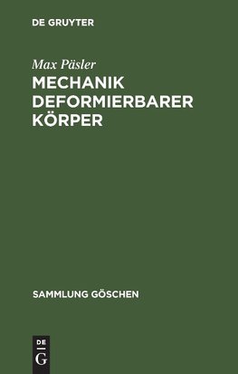 Mechanik deformierbarer Körper