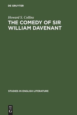 The comedy of Sir William Davenant