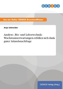 Analyse-, Bio- und Labortechnik: Wachstumserwartungen erfüllen sich dank guter Inlandsnachfrage