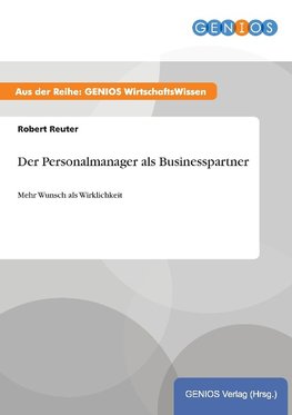 Der Personalmanager als Businesspartner