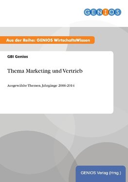 Thema Marketing und Vertrieb