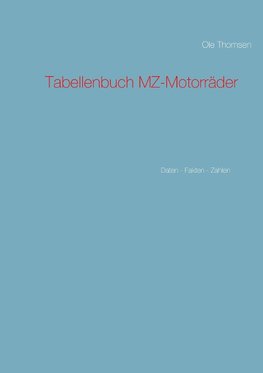 Tabellenbuch MZ-Motorräder