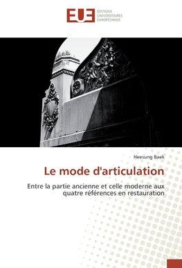 Le mode d'articulation