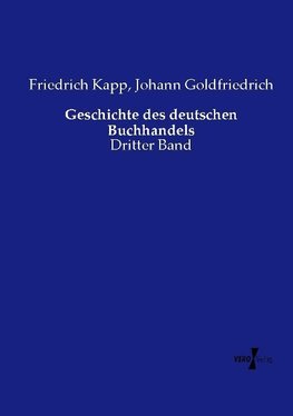 Geschichte des deutschen Buchhandels