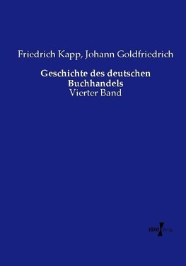 Geschichte des deutschen Buchhandels