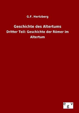 Geschichte des Altertums