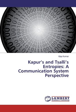 Kapur's and Tsalli's Entropies: A Communication System Perspective