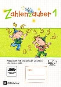 Zahlenzauber 1. Schuljahr. Arbeitsheft mit interaktiven Übungen auf scook.de. Allgemeine Ausgabe