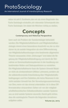 Concepts: Contemporary and Historical Perspectives