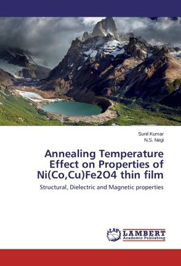 Annealing Temperature Effect on Properties of Ni(Co,Cu)Fe2O4 thin film