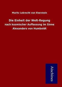 Die Einheit der Welt-Regung