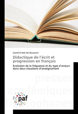 Didactique de l'écrit et progression en français