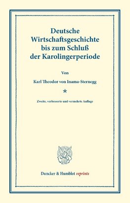 Deutsche Wirtschaftsgeschichte.