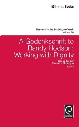 A Gedenkschrift to Randy Hodson