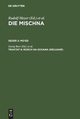 Rosch ha-schana (Neujahr)