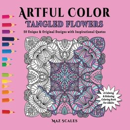 Artful Color Tangled Flowers