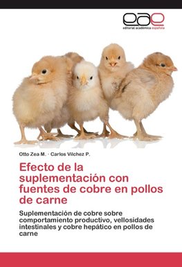 Efecto de la suplementación con fuentes de cobre en pollos de carne