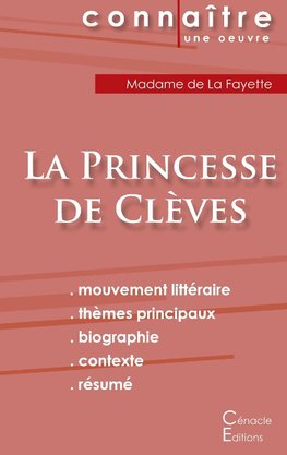 Fiche de lecture La Princesse de Clèves de Madame de La Fayette (analyse littéraire de référence et résumé complet)