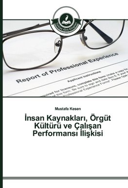 Insan Kaynaklari, Örgüt Kültürü ve Çalisan Performansi Iliskisi