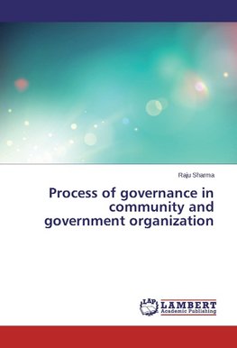 Process of governance in community and government organization