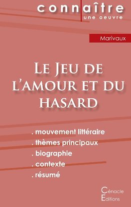 Fiche de lecture Le Jeu de l'amour et du hasard de Marivaux (analyse littéraire de référence et résumé complet)