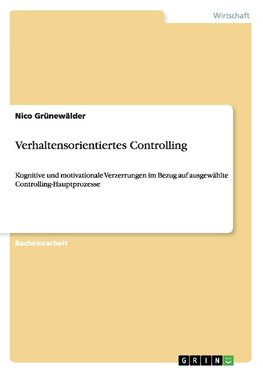 Verhaltensorientiertes Controlling