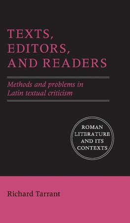 Texts, Editors, and Readers