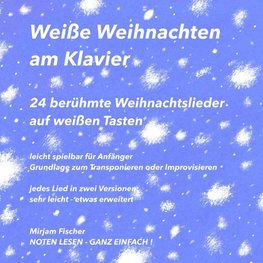 Weiße Weihnachten am Klavier