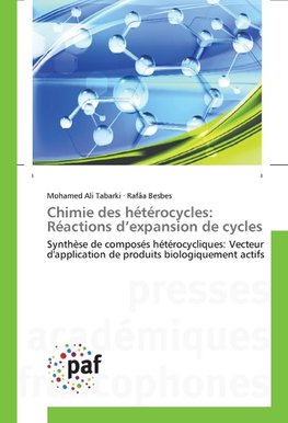 Chimie des hétérocycles: Réactions d'expansion de cycles