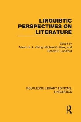 Linguistic Perspectives on Literature