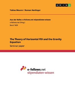 The Theory of Horizontal FDI and the Gravity Equation