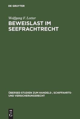 Beweislast im Seefrachtrecht