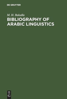 Bibliography of Arabic linguistics