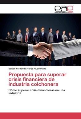 Propuesta para superar crisis financiera de industria colchonera