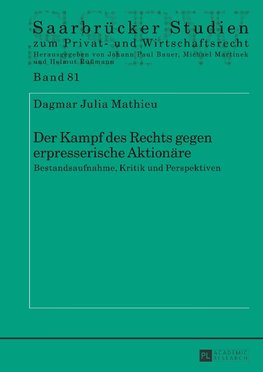 Der Kampf des Rechts gegen erpresserische Aktionäre