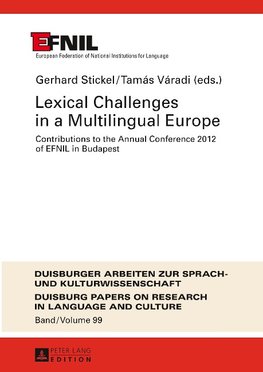 Lexical Challenges in a Multilingual Europe