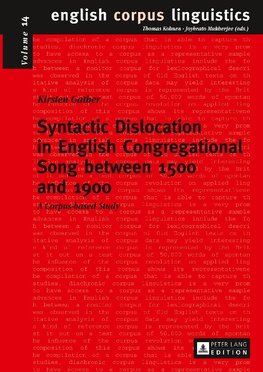 Syntactic Dislocation in English Congregational Song between 1500 and 1900