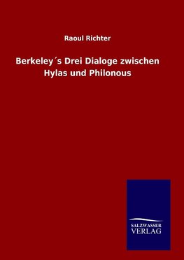 Berkeley´s Drei Dialoge zwischen Hylas und Philonous