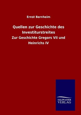 Quellen zur Geschichte des Investiturstreites