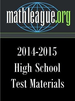 High School Test Materials 2014-2015