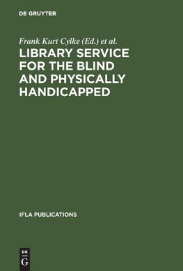 Library service for the blind and physically handicapped